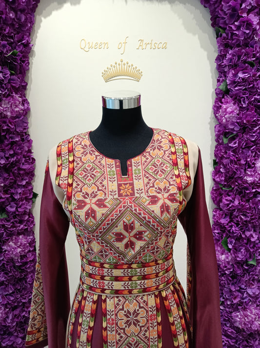 Palestinian Thobe | intricate Tatreez embroidery